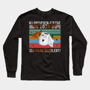 KLOPAPIER-KRISE 2020 Long Sleeve T-Shirt